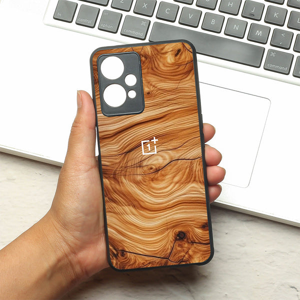 Classic Wood metal back case for OnePlus Nord CE 2 Lite
