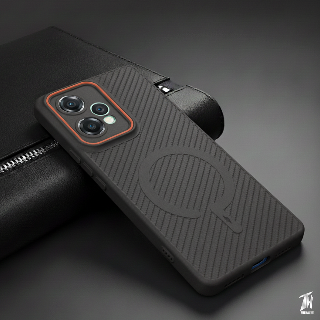 Gripon Black (ORANGE RING)Silicone Case for Oneplus Nord Ce 2 Lite