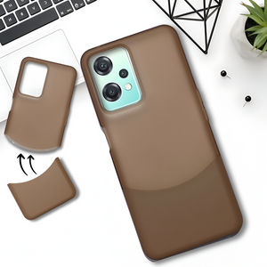 Brown Detach Matte Case For Oneplus Nord Ce 2 Lite