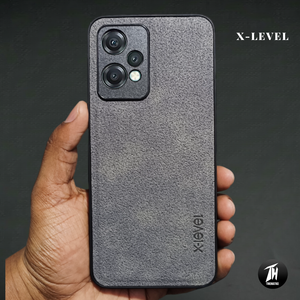 X-LEVEL Grey Leather Case for Oneplus Nord CE 2 Lite