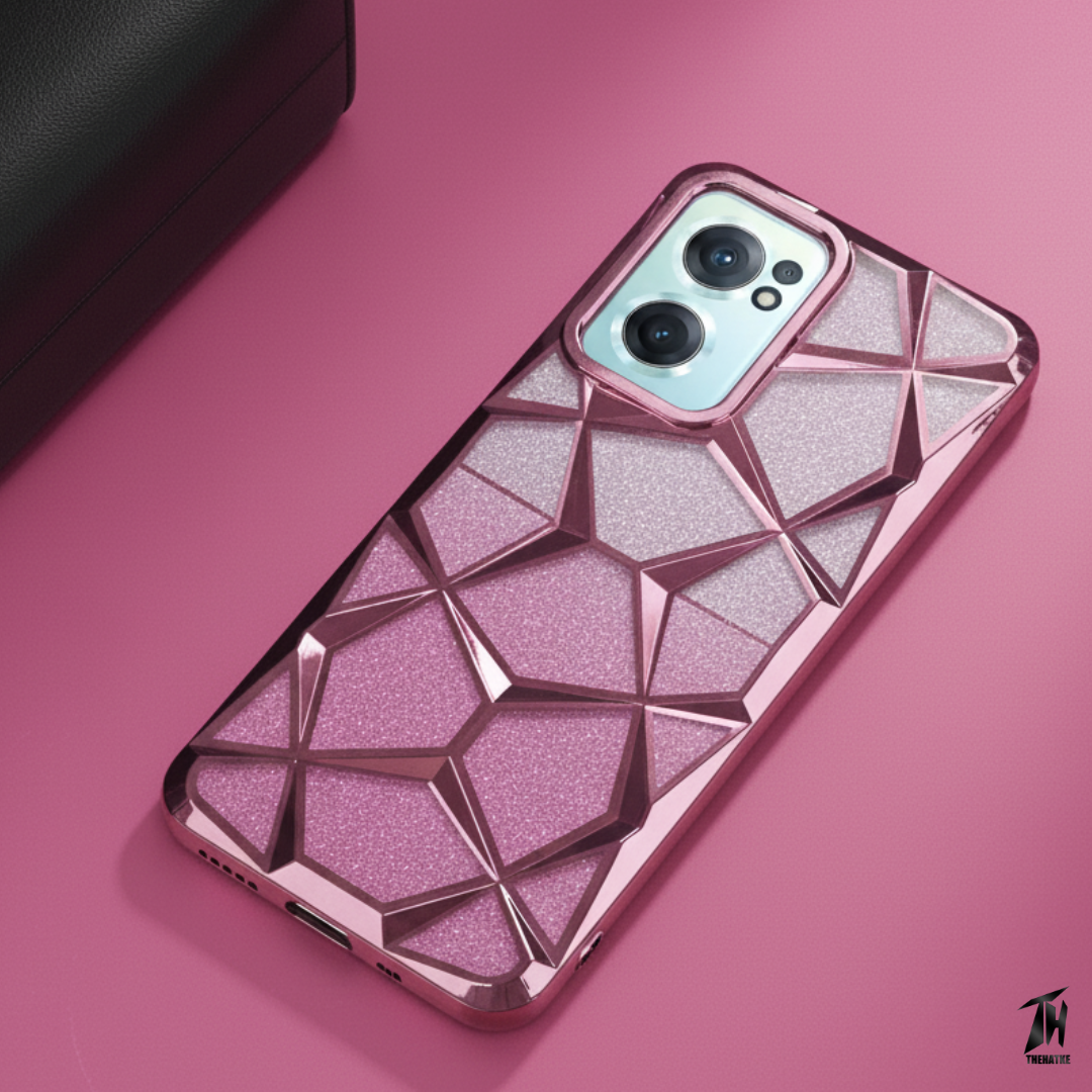 Dazzle Pink Silicone case for Oneplus Nord Ce 2