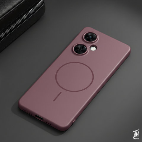 CAVEN Dark Brown Silicone case for Oneplus Nord 3 Lite