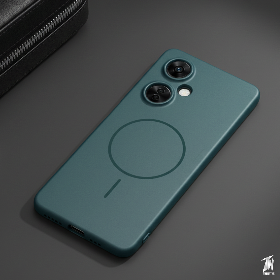 CAVEN Dark Green Silicone case for Oneplus Nord Ce 3 Lite