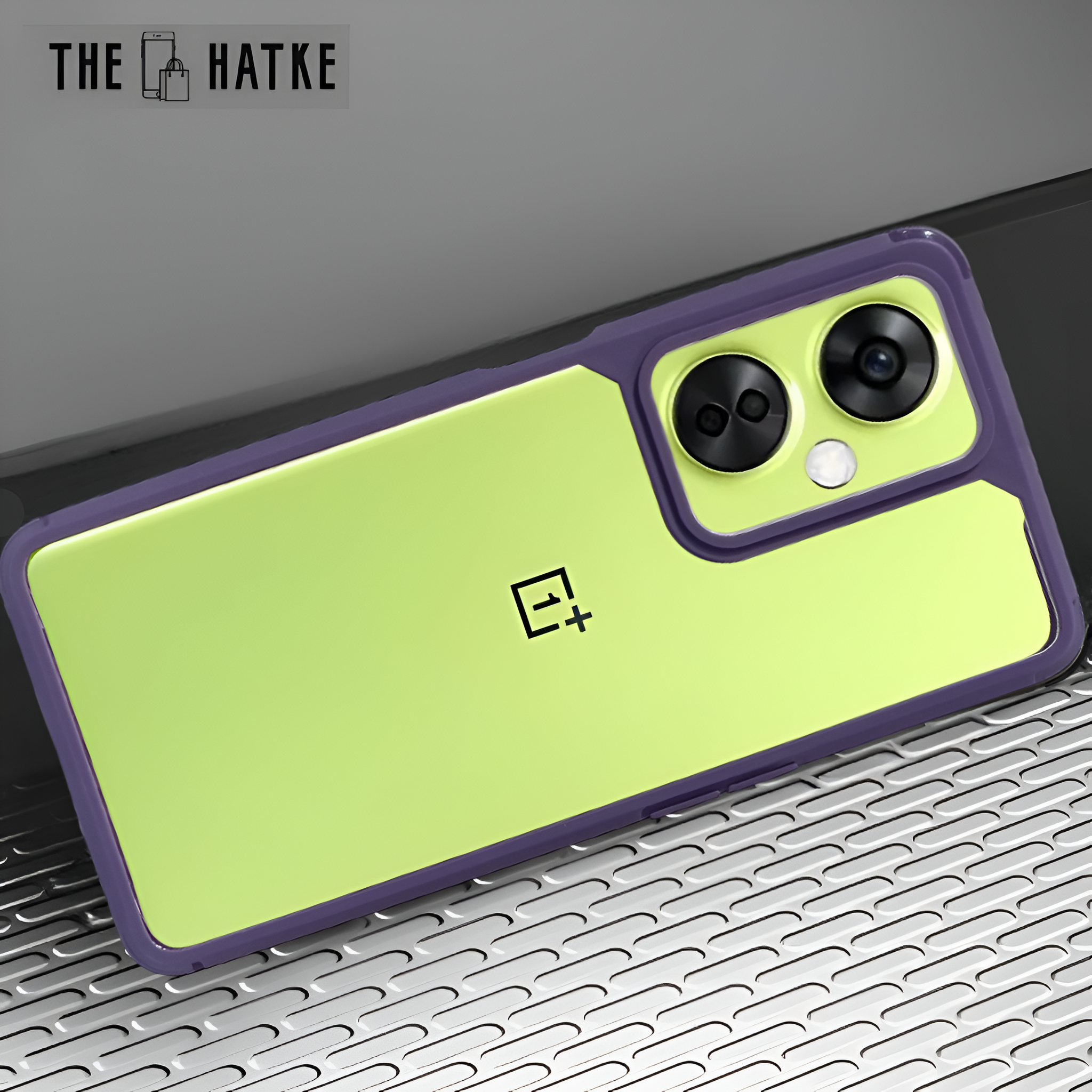 Pureview Deep Purple Hybrid Shockproof Silicone Case for Oneplus Nord Ce 3 Lite