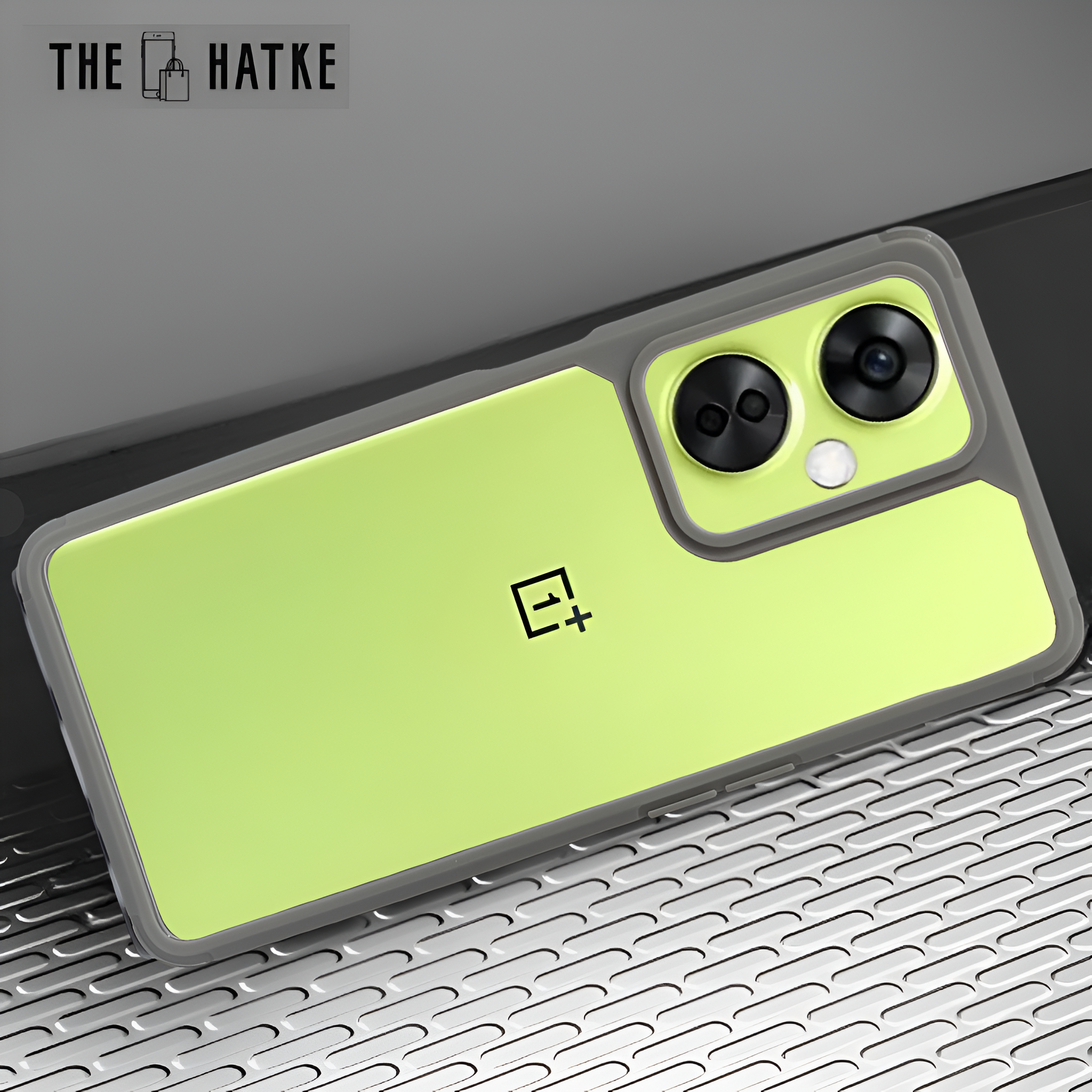 Pureview Grey Hybrid Shockproof Silicone Case for Oneplus Nord Ce 3 Lite