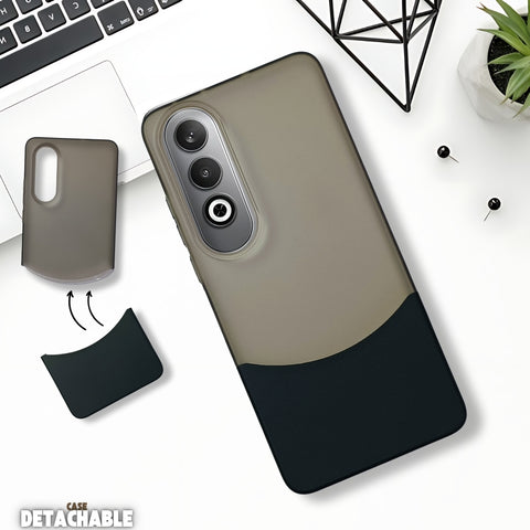 Black Detach Matte Case For Oneplus Nord Ce 4