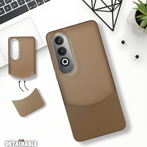 Brown Detach Matte Case For Oneplus Nord Ce 4