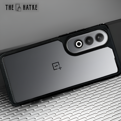 Pureview Black Hybrid Shockproof Silicone Case for Oneplus CE 4