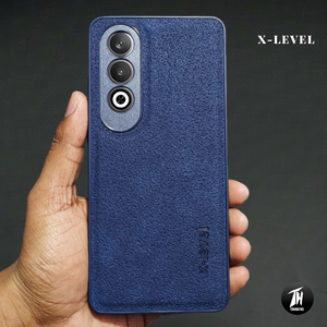 X-LEVEL Blue Leather Case for Oneplus Nord CE 4