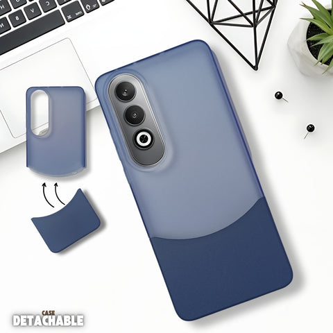 Dark Blue Detach Matte Case For Oneplus Nord Ce 4