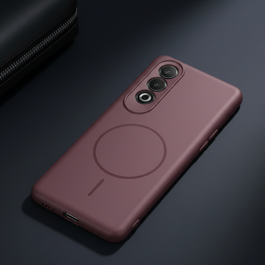 CAVEN Dark Brown Silicone case for Oneplus Nord  CE 4