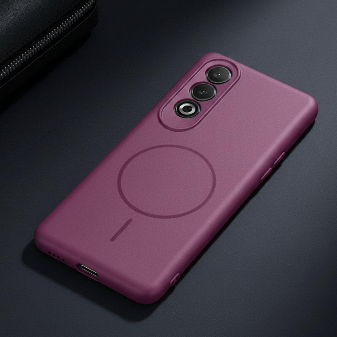 CAVEN Dark Pink Silicone case for Oneplus Nord  CE 4