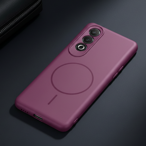 CAVEN Dark Pink Silicone case for Oneplus Nord  CE 4