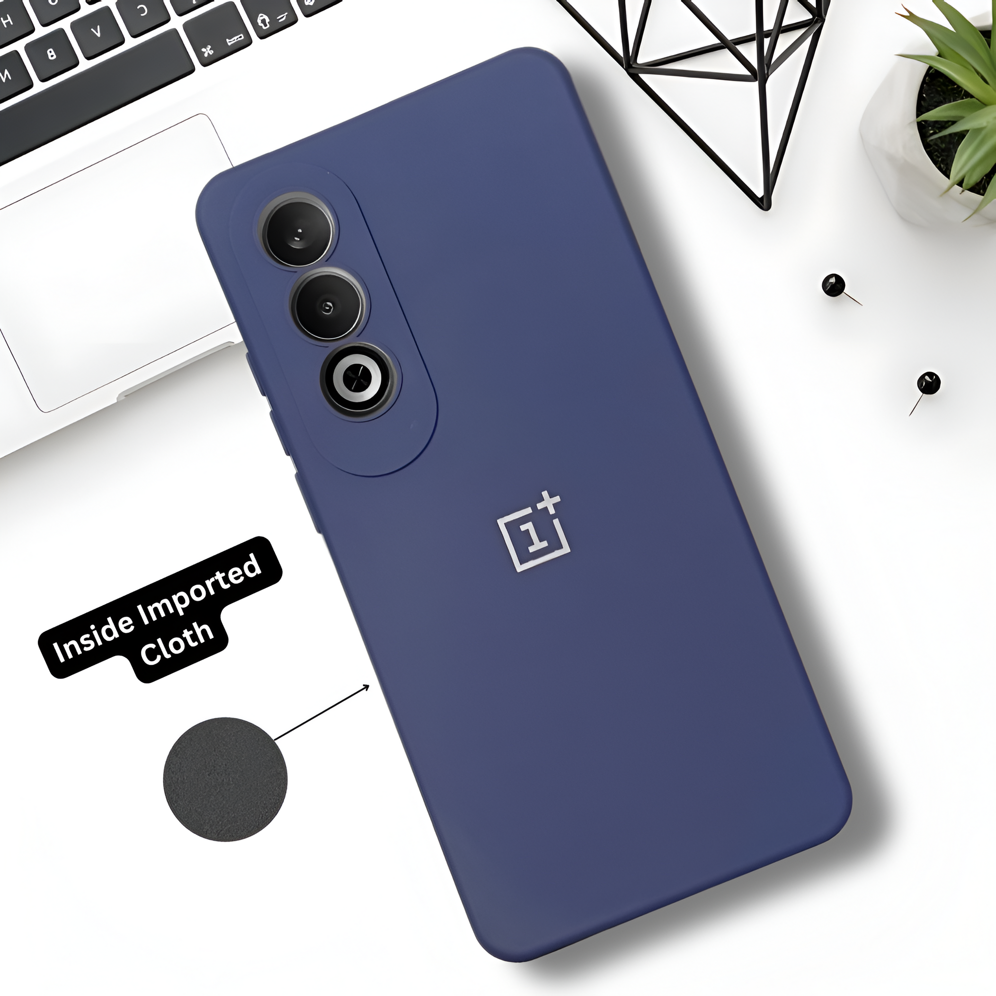 Dark Blue Candy Silicone case for Oneplus Nord CE 4