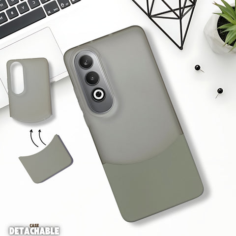 Grey Detach Matte Case For Oneplus Nord Ce 4