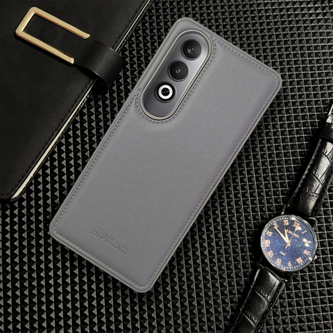 Prime Leather Grey Leather Case for Oneplus Nord Ce 4