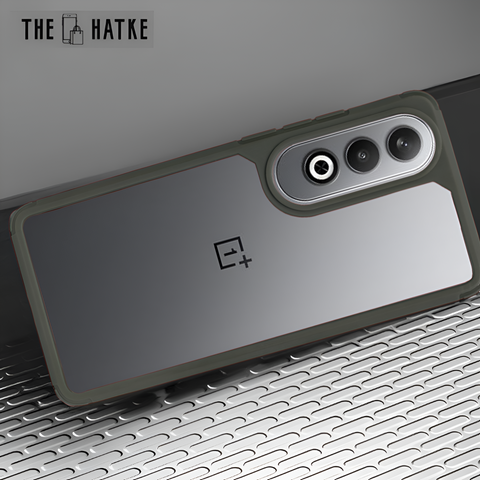 Pureview Grey Hybrid Shockproof Silicone Case for Oneplus CE 4