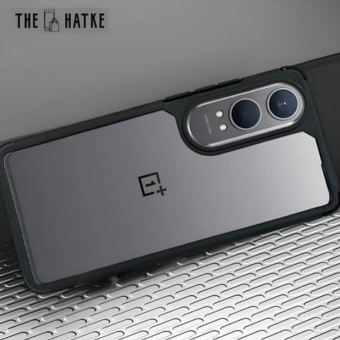 Pureview Black Hybrid Shockproof Silicone Case for Oneplus CE 4 Lite