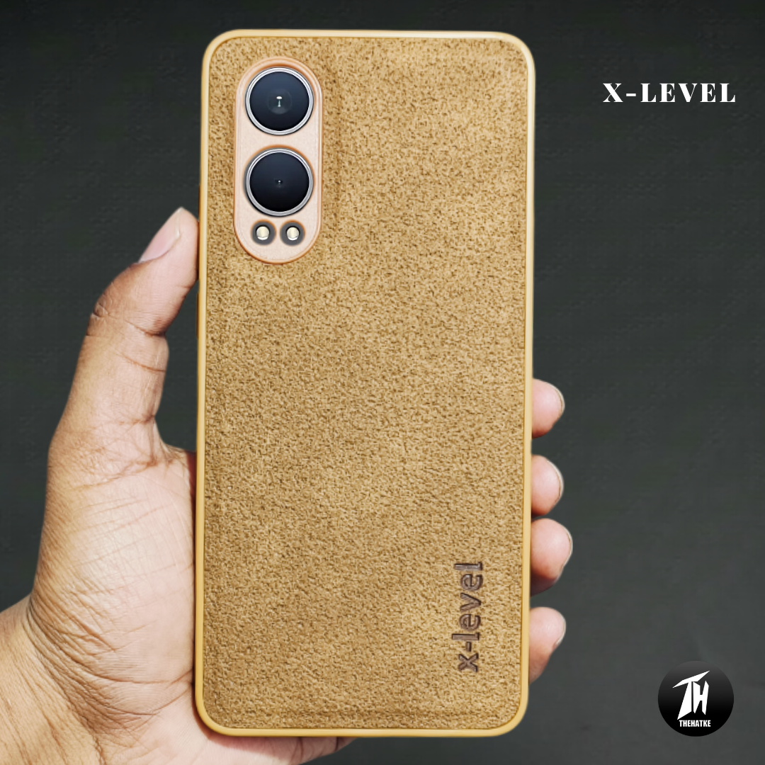 X-LEVEL Brown Leather Case for Oneplus Nord CE 4 Lite