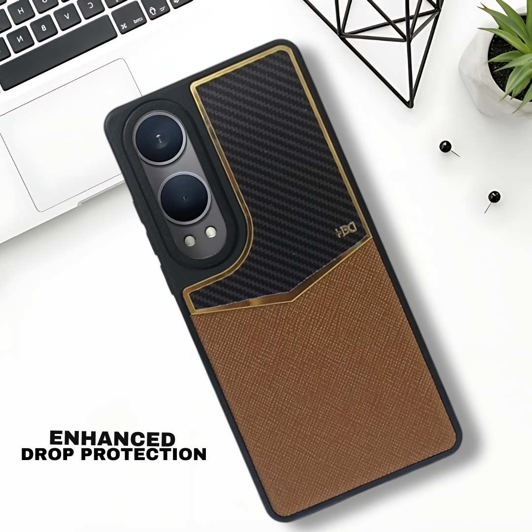 GoldAura Brown Case for Oneplus Nord CE 4 LIte