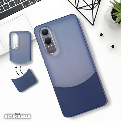 Dark Blue Detach Matte Case For Oneplus Nord Ce 4 Lite