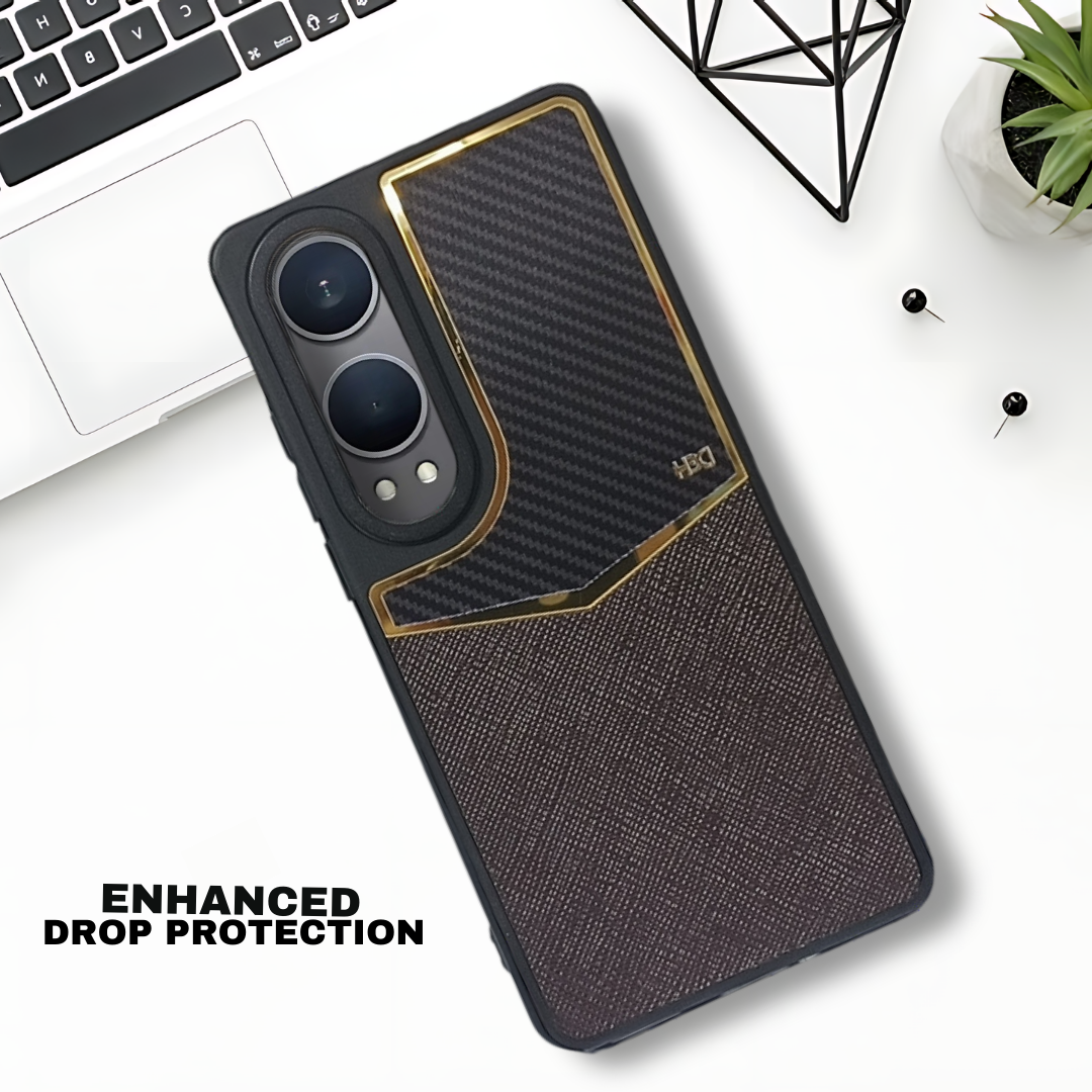 GoldAura Dark Brown Case for Oneplus Nord CE 4 LIte