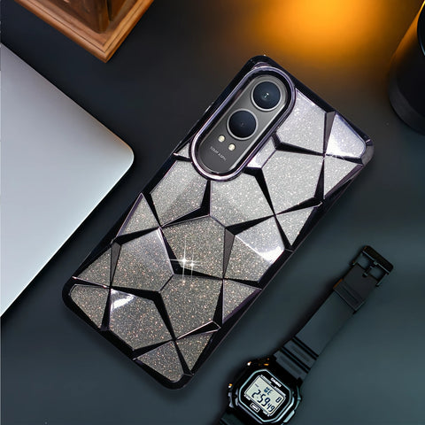 Dazzle Black Silicone case for Oneplus Nord Ce 4 Lite