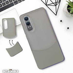 Grey Detach Matte Case For Oneplus Nord Ce 4 Lite