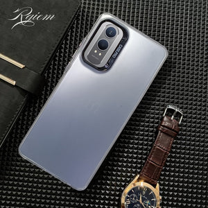 Silver Rgiem Slim Slicone Non-Yellowing Protective Case for Oneplus Nord CE 4 Lite