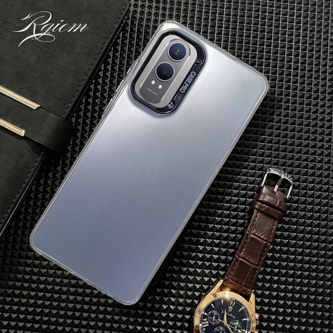 Silver Rgiem Slim Slicone Non-Yellowing Protective Case for Oneplus Nord CE 4 Lite