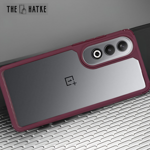 Pureview Mehroon Hybrid Shockproof Silicone Case for Oneplus CE 4