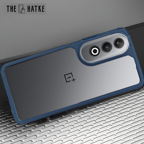 Pureview Dark Blue Hybrid Shockproof Silicone Case for Oneplus CE 4