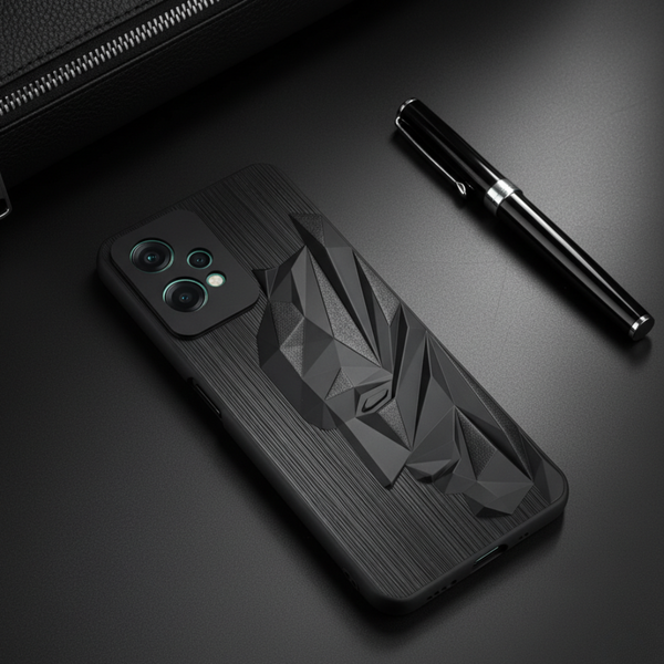 Superhero Engraved logo silicon Case for Realme 9 Pro 5G