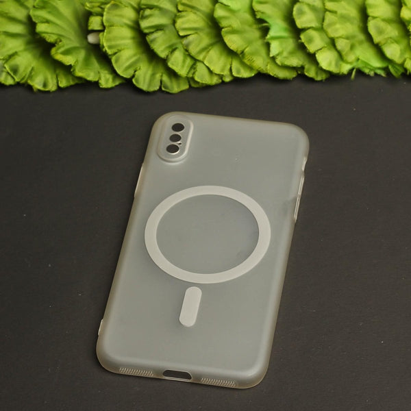 Clayish Paper Matte Magsafe Case for Apple Iphone Xs Max - The Hatke