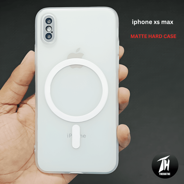 Clayish Paper Matte Magsafe Case for Apple Iphone Xs Max - The Hatke
