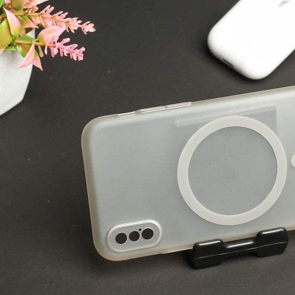 Clayish Paper Matte Magsafe Case for Apple Iphone Xs Max - The Hatke