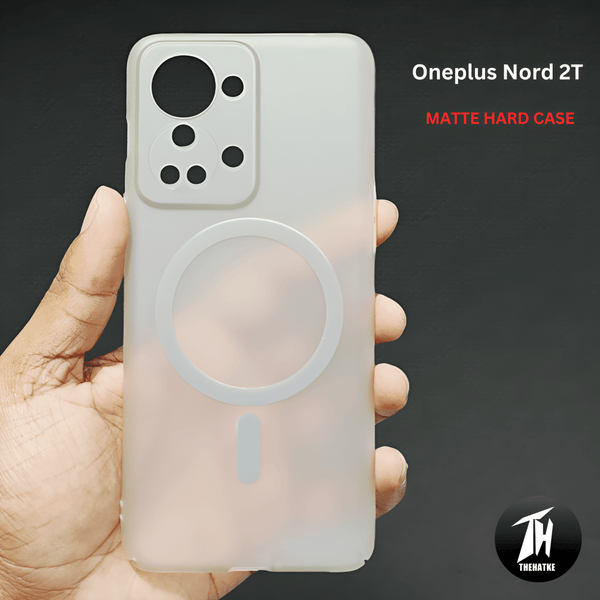 Clayish Paper Matte Magsafe Case for Oneplus Nord 2T - The Hatke