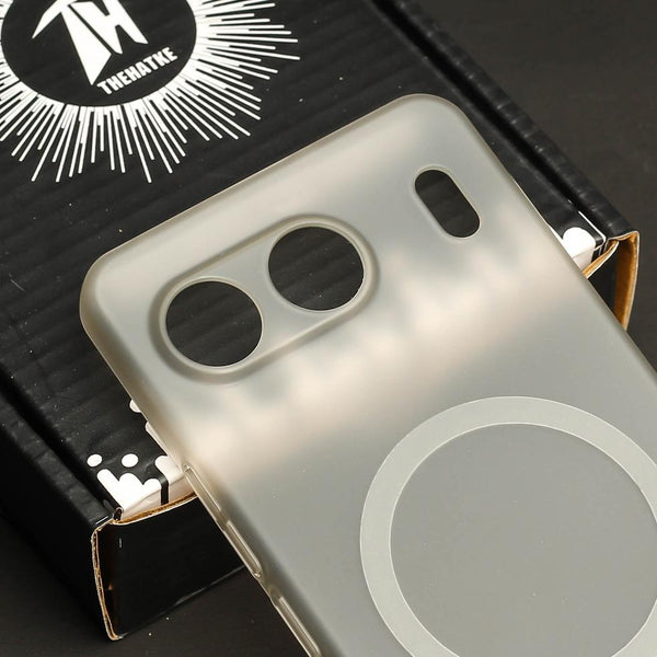 Clayish Paper Matte Magsafe Case for Oneplus Nord 4 - The Hatke
