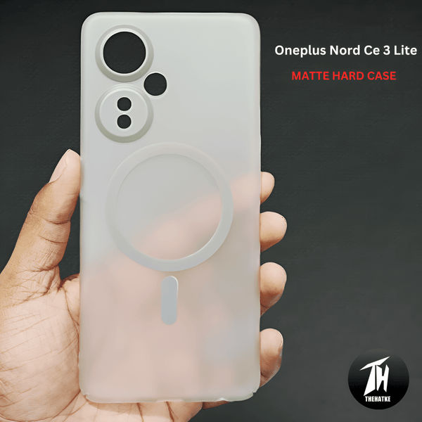 Clayish Paper Matte Magsafe Case for Oneplus Nord Ce 3 - The Hatke