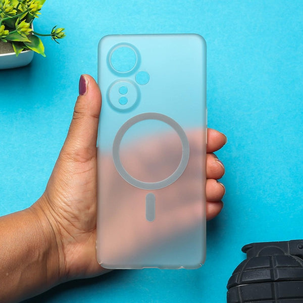 Clayish Paper Matte Magsafe Case for Oneplus Nord Ce 3 Lite - The Hatke