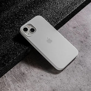 White Original Silicone case for Apple iphone 14 Plus