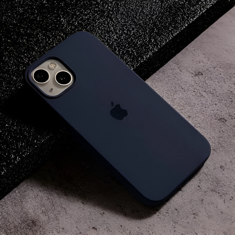 Dark Blue Original Silicone case for Apple iphone 13 mini