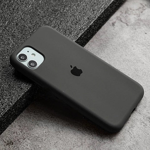 Grey Original Silicone case for Apple Iphone 11