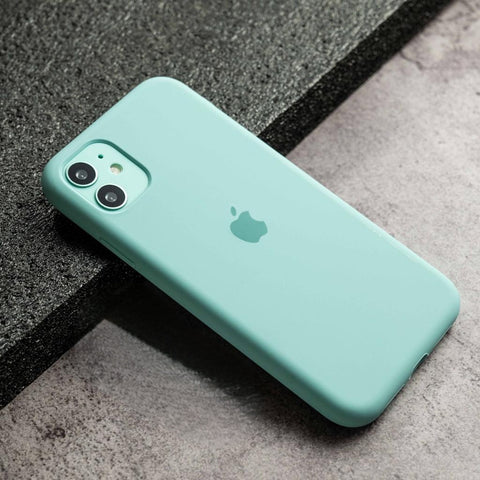 Sea Green Original Silicone case for Apple iphone 11