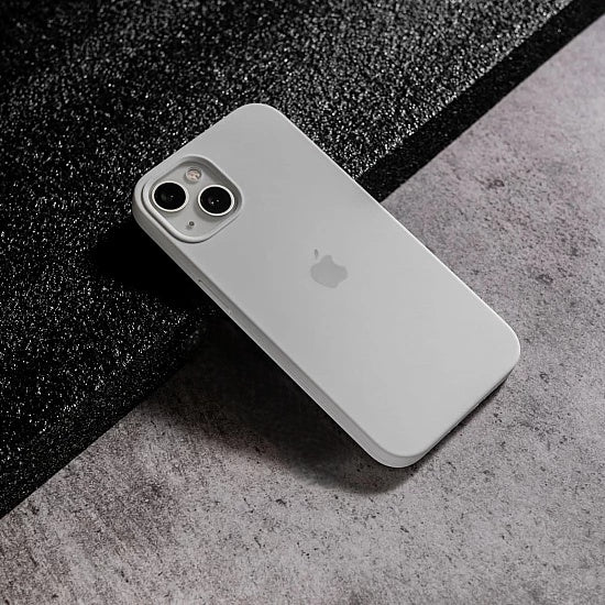 White Original Silicone case for Apple iphone 13 mini