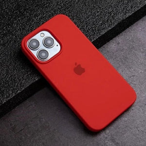 Red Original Silicone case for Apple iphone 15 Pro