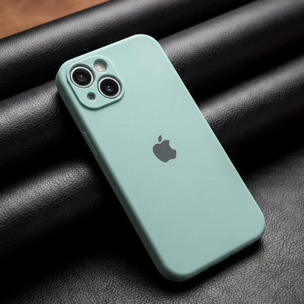 Cloud Blue Original Camera Silicone case for Apple iphone 14 Plus - The Hatke