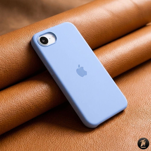 Cloud Blue Original Silicone case for Apple iphone 16e - The Hatke