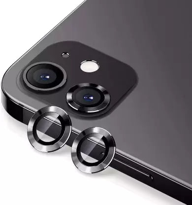Black Metallic camera ring lens guard for Apple iphone 11
