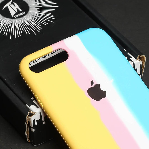 Colorwave Silicone Case for Apple iphone 7 Plus - The Hatke
